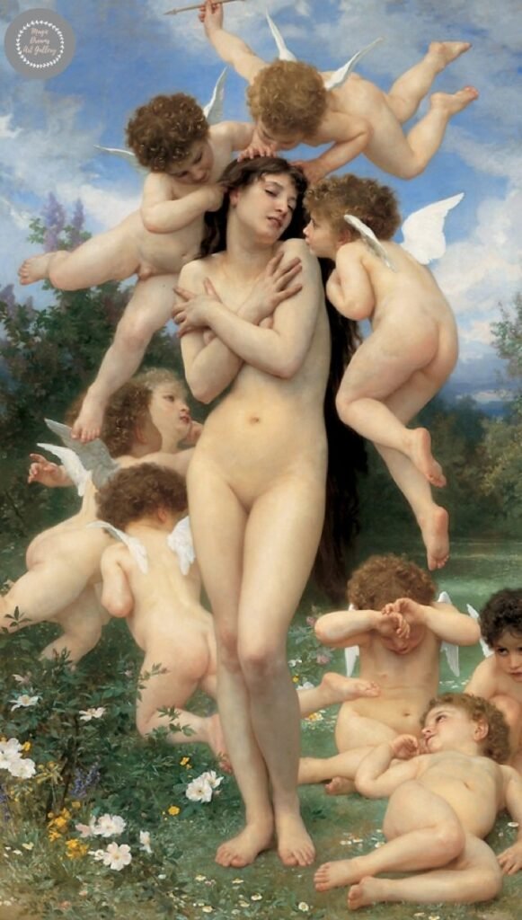 El regreso de la primavera. William-Adolphe Bouguereau. (1886).