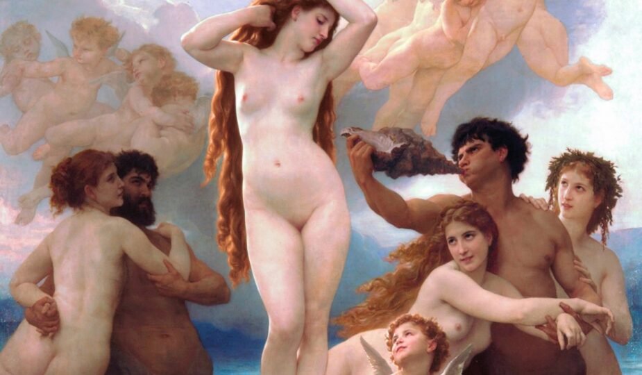 El nacimiento de Venus - William-Adolphe Bouguereau.